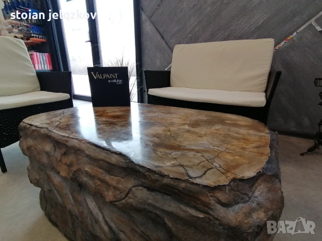 Авторска дизайнерска маса, снимка 2 - Маси - 53189403