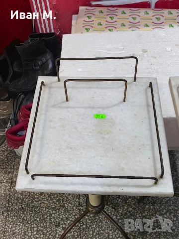 Мраморни масички за телефон , снимка 3 - Антикварни и старинни предмети - 53267214