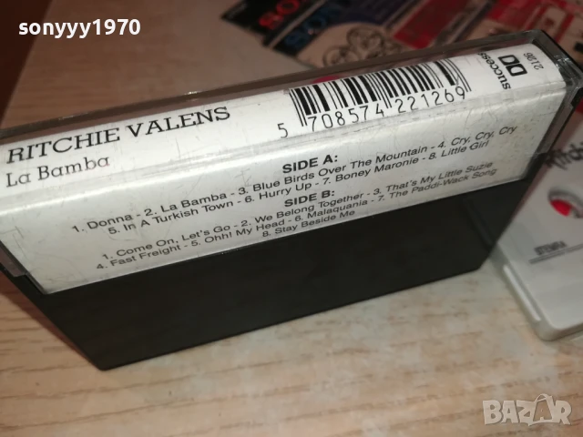 RITCHIE VALENS-ORIGINAL TAPE 2507251047, снимка 13 - Аудио касети - 51136911