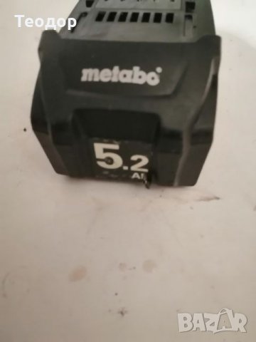 Батерия metabo 18v-5,2a, снимка 2 - Винтоверти - 27160981