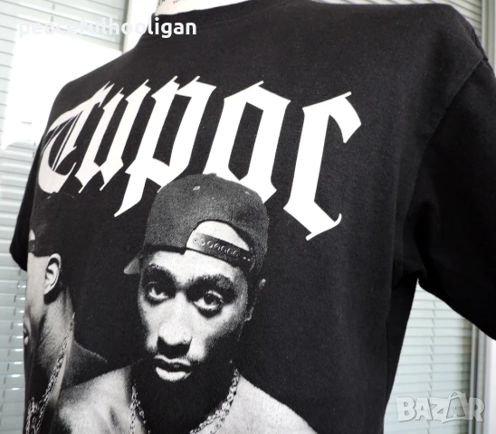 2PAC Tupac All Eyes On Me Short Sleeve T Shirt Men’s Size Small, снимка 6 - Тениски - 50838102