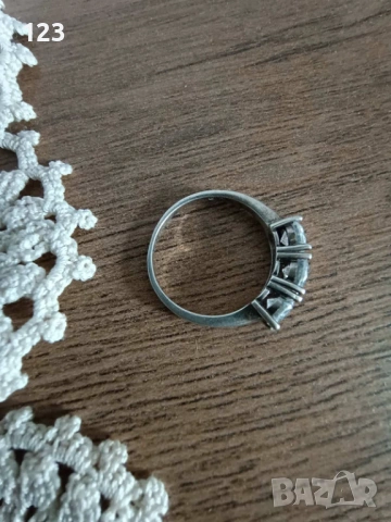 Сребърен пръстен 53 размер, снимка 4 - Пръстени - 53004710
