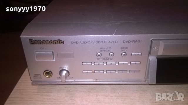 panasonic dvd ra-61 made in japan-внос швеция, снимка 7 - Аудиосистеми - 27011933