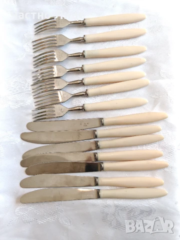 Чисто Нови Руски Соц СССР Вилици и Ножове 1970те г, 14 бр., снимка 2 - Колекции - 50459747