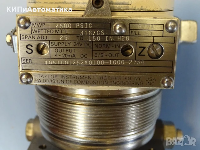 Трансмитер Taylor 316/CS Factory Mutual System Transmitter mwp 2500psig, снимка 5 - Резервни части за машини - 50504947