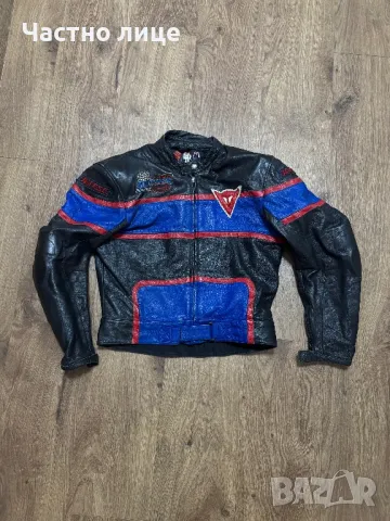 Кожено мото яке Dainese размер 52