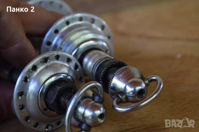 Ретро Шосейни Главини Campagnolo Record 32 дупки Комплект, снимка 5 - Части за велосипеди - 52546771