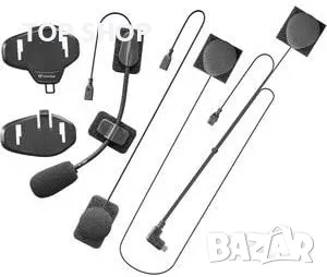Комплект аудио домофон за активни шаблони и свързване. Универсална версия за всички модели каски, снимка 2 - Друга електроника - 48670249