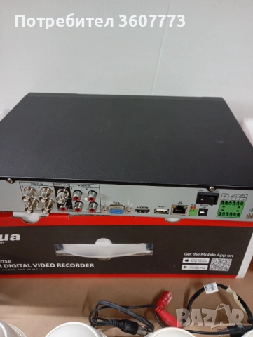 Видеонаблюдение   ДВР за 4 камери, снимка 8 - Комплекти за видеонаблюдение - 53125580