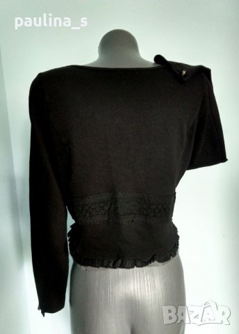 Два броя / Памучен топ тип жилетка с къдри "38" и "H&M" , снимка 8 - Жилетки - 36675878