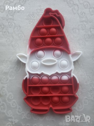 Коледни Фигури - pop it - поп ит детска играчка, снимка 5 - Образователни игри - 43789088