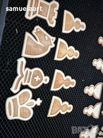 Ръчно изработени шахматни фигури от дърво ♟️