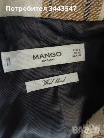 Дълго палто марка MANGO, снимка 7 - Палта, манта - 47827543