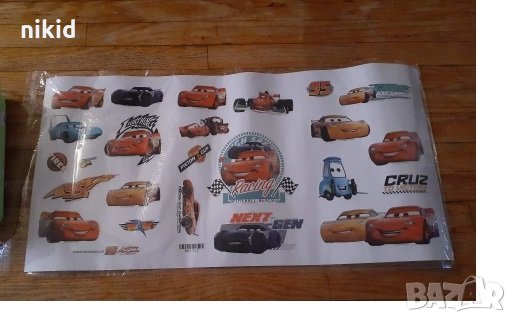 маккуин макуин Колите рали Cars McQueen стикер постер за стена мебел самозалепващ, снимка 2 - Други - 27215114