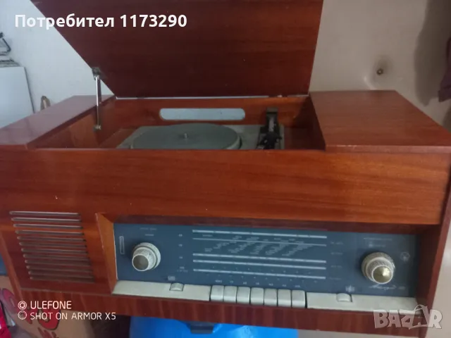 Радио Грамофон Акорд 102, снимка 5 - Антикварни и старинни предмети - 47320806