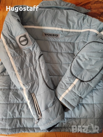 Мъжко оригинално топло Зимно Яке Шуба парка качулка VOLVO TRUCKS SINCE 1928 ХХЛ, снимка 4 - Якета - 52581584