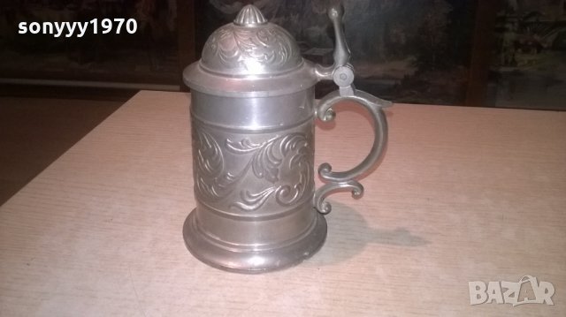 МЕТАЛНА РЕТРО ХАЛБА-16Х14Х10СМ-ВНОС ХОЛАНДИЯ, снимка 3 - Антикварни и старинни предмети - 27810380