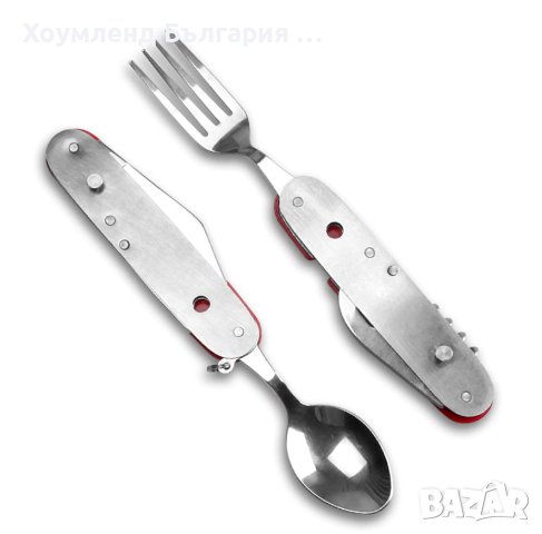 Сгъваеми къмпинг прибори за хранене 6в1, снимка 6 - Палатки - 40608905