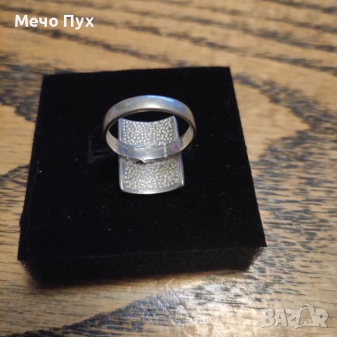 Сребърен пръстен (35), снимка 4 - Пръстени - 40541736