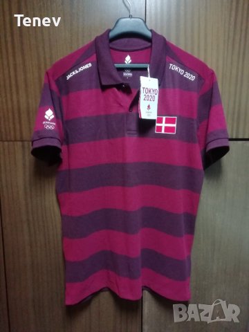 Jack & Jones Denmark Tokyo 2020 Olympics нова оригинална тениска Дания Токио 2020 L 