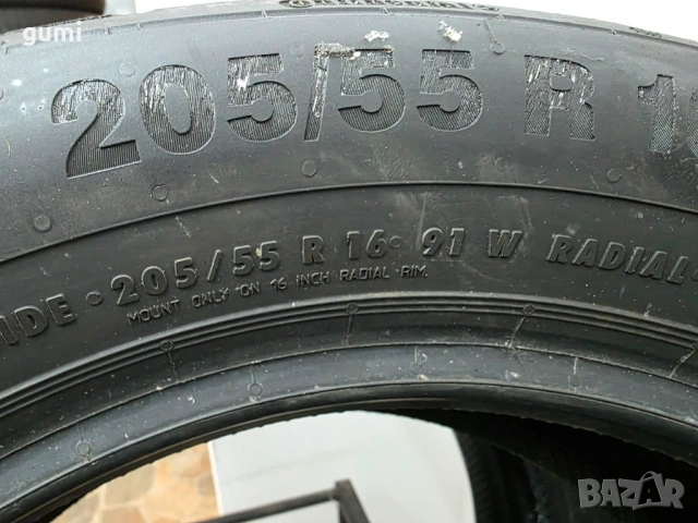 2бр летни гуми 205/55/16 CONTINENTAL L04696 , снимка 4 - Гуми и джанти - 53172768