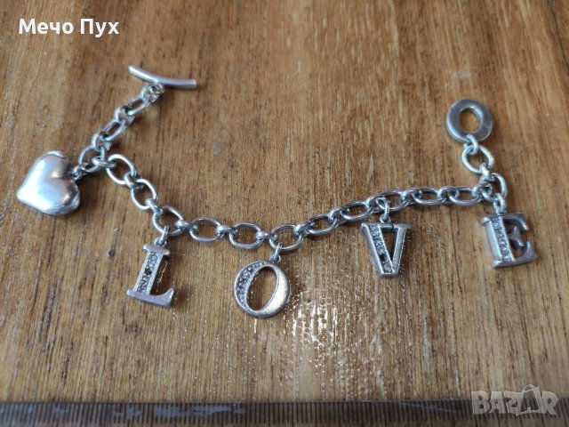 Сребърна гривна (52), снимка 2 - Гривни - 38653446