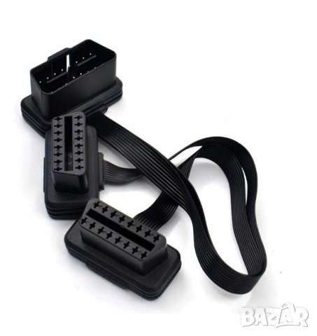 OBDII Y Сплитер OBD OBD2 16PIN-а Разклонител от Мъжко J-1962 към 2х Женски J-1962 ELM327 Диагностика, снимка 4 - Навигация за кола - 37466542
