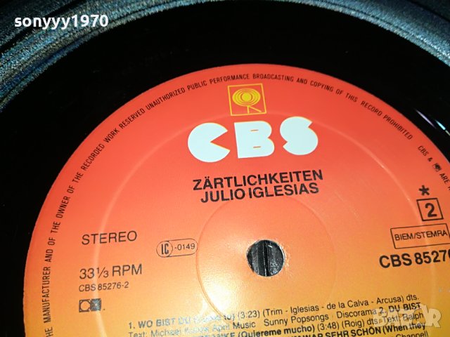 JULIO IGLESIAS-ПЛОЧА MADE IN HOLLAND 2004231102, снимка 11 - Грамофонни плочи - 40423036