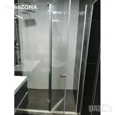 Параван за баня с люлееща врата GRANDE Sanoflex, 160x195 см, хром, снимка 3 - Паравани - 49385208