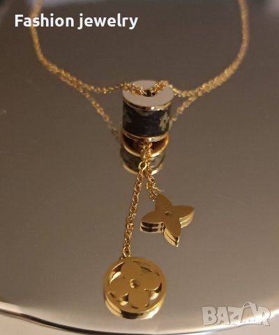  колие Louis Vuitton  медицинска стомана, снимка 1 - Колиета, медальони, синджири - 40805810