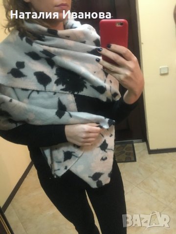 Дамски топъл шал, снимка 3 - Шалове - 27241067