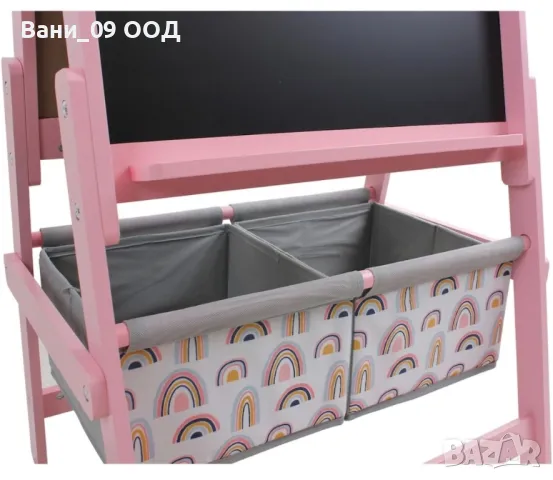 Двустранна детска дъска-органайзер, снимка 3 - Образователни игри - 48996397