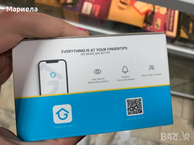 Външна камера ieGeek ZS-GX3S, 3MP, WiFi, снимка 15 - Камери - 51905365
