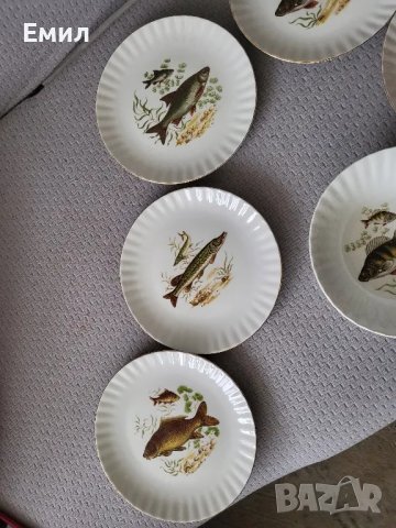 Порцеланов сервиз за риба WUNSIEDEL BAVARIA, снимка 4 - Колекции - 47989490