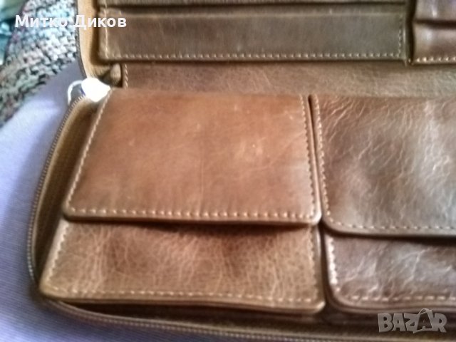 Hortozol маркова нова чантичка с цип естествена кожа 230х95мм за тютюн лула запалка и други, снимка 9 - Табакери - 43701897