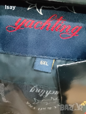 Мъжко пролетно есенно яке Паул Шарк в тъмно син цвят 6ХЛ 7ХЛ последни размери, снимка 5 - Якета - 52375738