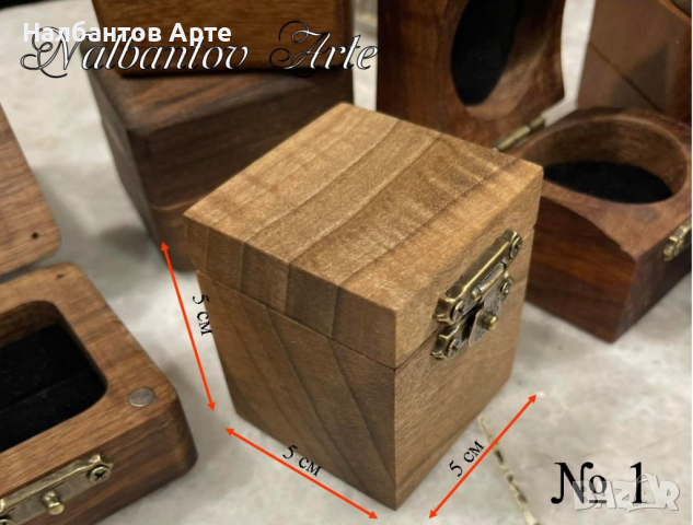 Дървени кутии за бижута, снимка 2 - Сувенири от дърво - 44861067
