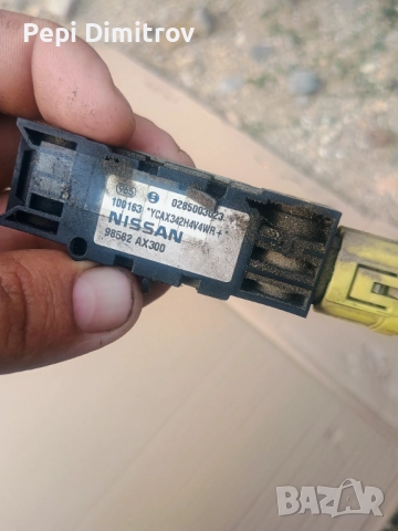 Сензор airbag за Nissan Micra III Hatchback (01.2003 - 06.2010), № Bosch 0285003023, снимка 2 - Части - 51659677