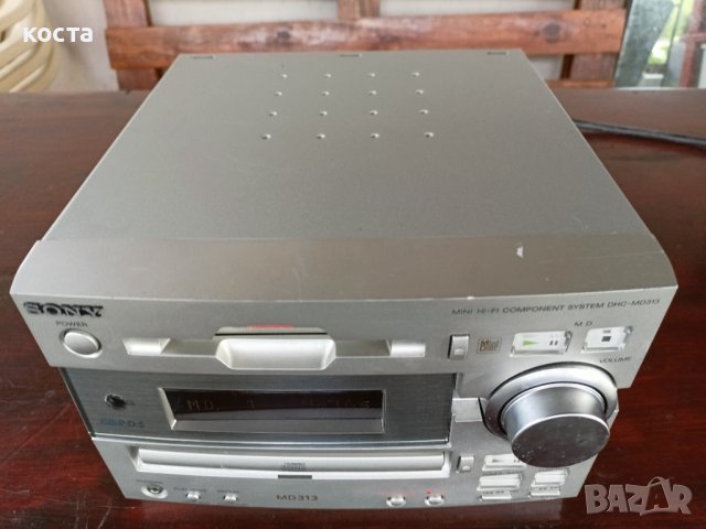 Sony HCD-MD313 минидиск система, снимка 3 - Аудиосистеми - 40290533