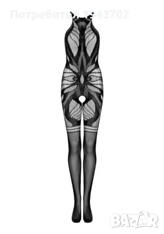 Еротично целокупно боди в черен цвят G331 Obsessive, снимка 5 - Бельо - 47558219
