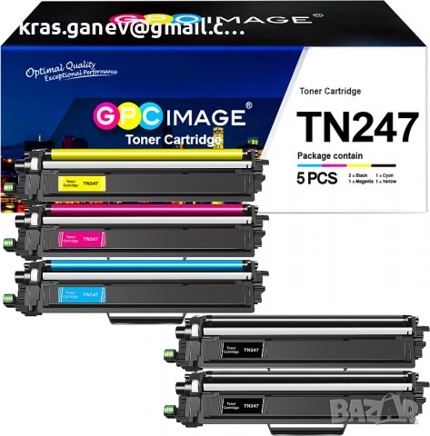 GPC Image TN-243CMYK Тонер TN247 Съвместим с Тонер Brother MFC L3750DCW TN243 TN 247 за MFC-L3750CDW