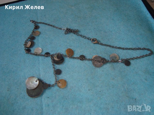 СЕДЕФЕН АРТИСТИЧЕН КРАСИВ ГЕРДАН КОЛИЕ ОГЪРЛИЦА 82671, снимка 4 - Колиета, медальони, синджири - 35232097