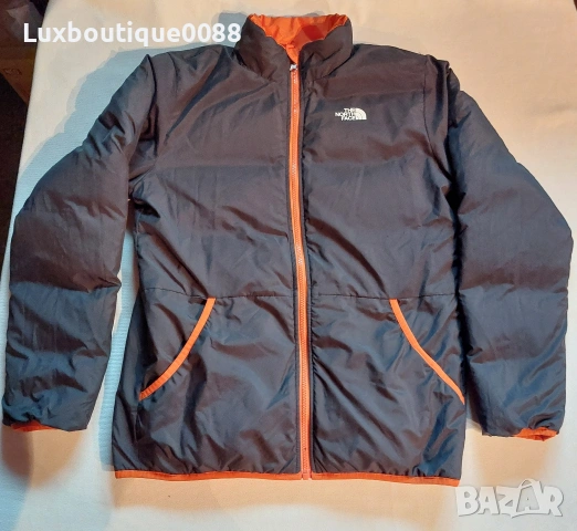 Двулицево зимно пухено яке The North Face 550 , снимка 3 - Якета - 53572429
