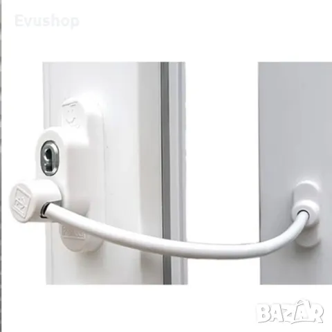 Стоманен Механизъм за заключване на Врати и Прозорци – Бял