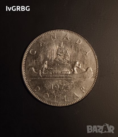 1 долар Канада 1975 , един долар Канада  , Елизабет II  Монета от Канада, снимка 5 - Нумизматика и бонистика - 43854786