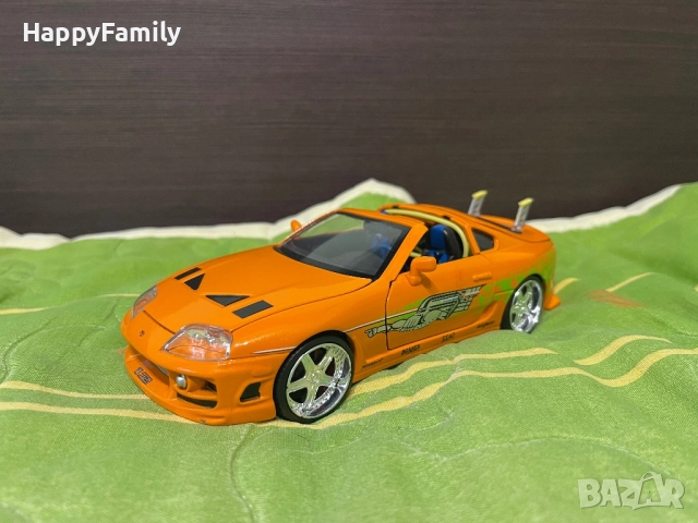 Мащабен модел Toyota Supra 1:24 Jada Toys Бързи и Яростни Тойота Супра