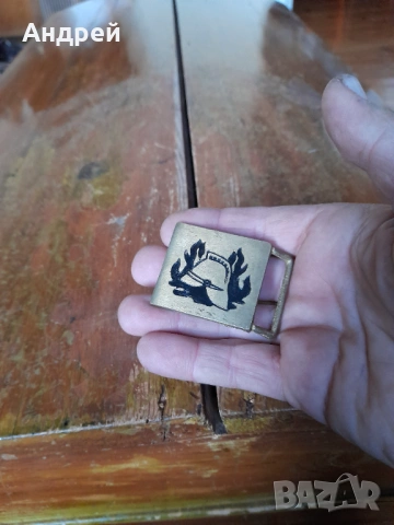 Стара тока за колан Пожарна, снимка 2 - Антикварни и старинни предмети - 53432691