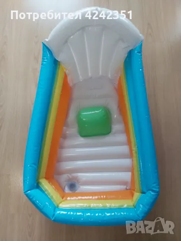 Разноцветна надуваема бебешка ваничка, снимка 2 - Надуваеми играчки - 49697607