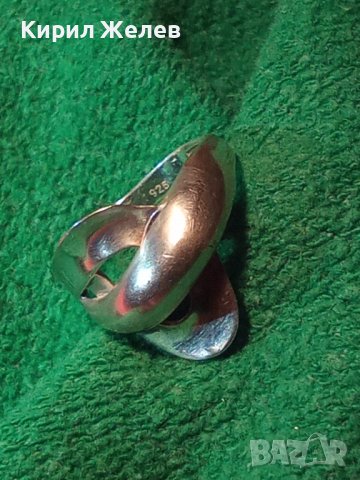 ЕЛЕГАНТЕН СРЕБЪРЕН ПРЪСТЕН СРЕБРО 925 ЮВЕЛИРНА РЪЧНА АРТ НУВО ИЗРАБОТКА АНГЛИЯ 26218, снимка 13 - Пръстени - 35996609