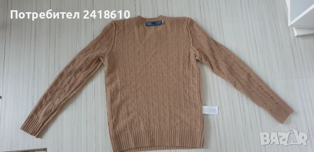 POLO Ralph Lauren Cable Wool / Cashmere Knit Womens Size S  ОРИГИНАЛ! Дамски Пуловер , снимка 7 - Блузи с дълъг ръкав и пуловери - 52352586